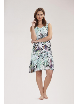 Louis Feraud Black Leaves Dress